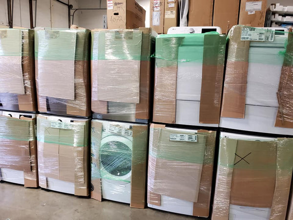 LG Scratch and dent truck loads contain a wide variety of kitchen and laundry appliances.