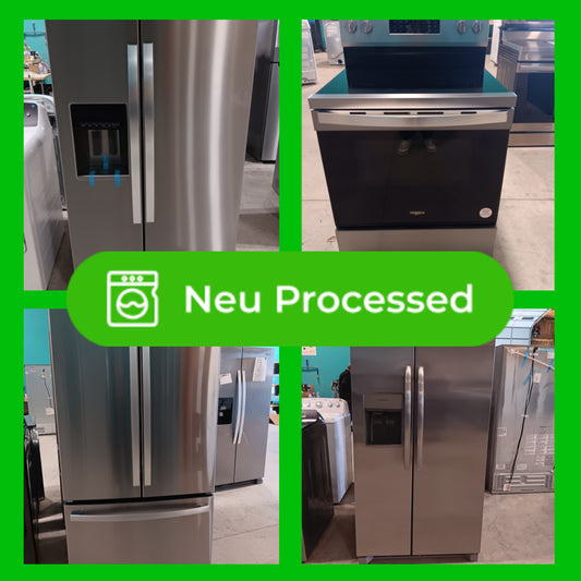 #1539 Liquidation Half Truckload of 9 Neu Processed Appliances in Texas