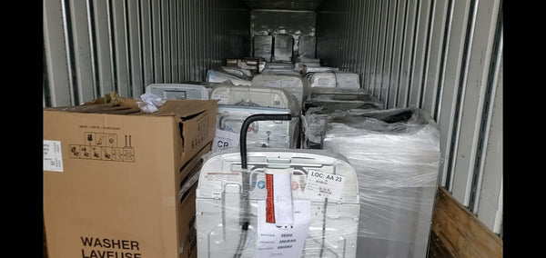 Scratch and Dent appliance inventory ordered from the Lowes Customer Return Appliance program.